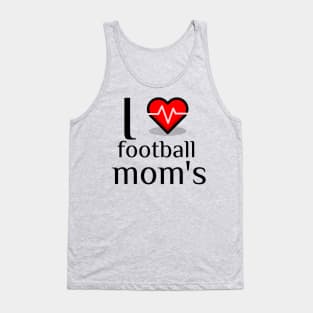 I heart football moms Tank Top